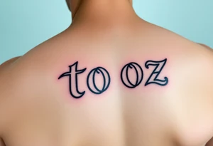 tooz tattoo idea