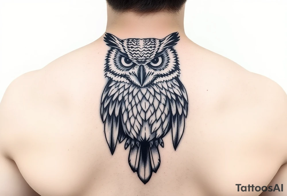 Owl tattoo idea