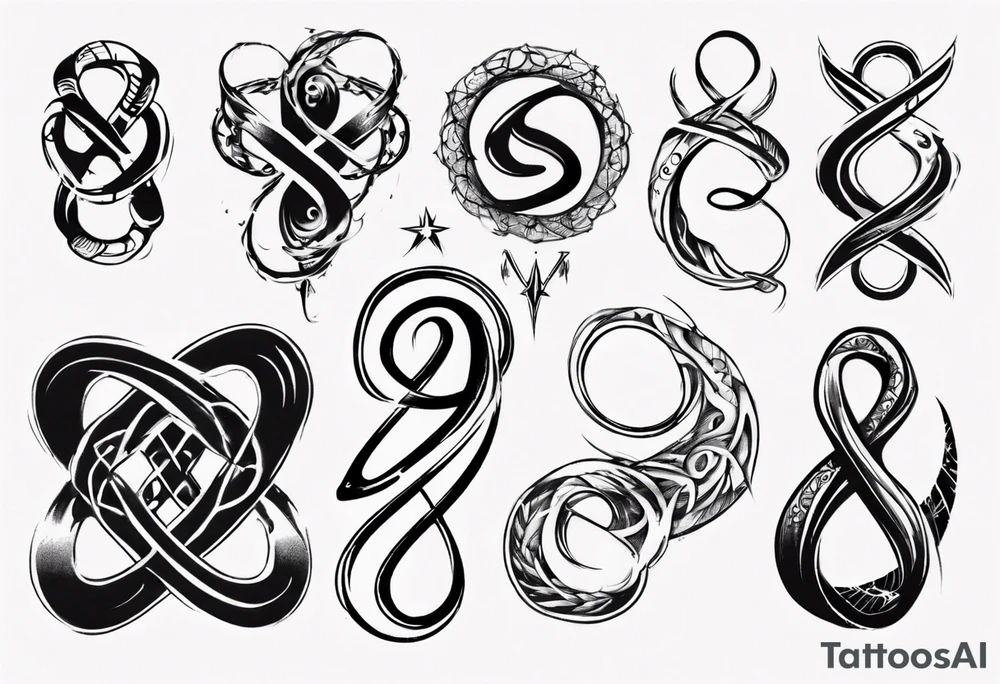 infinity symbol tattoo idea