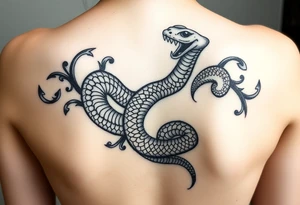 Snake rebirth Javanese spiritual 
Kris tattoo idea