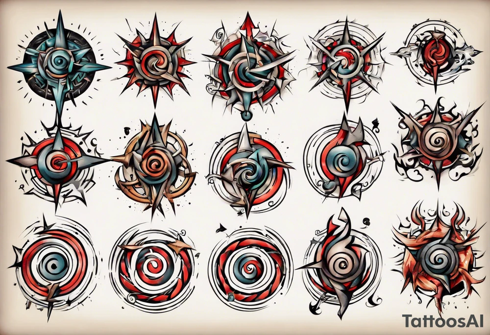 Chaos spiral tattoo idea