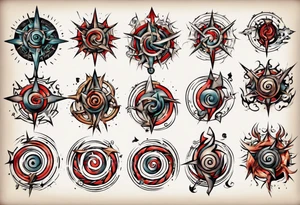 Chaos spiral tattoo idea