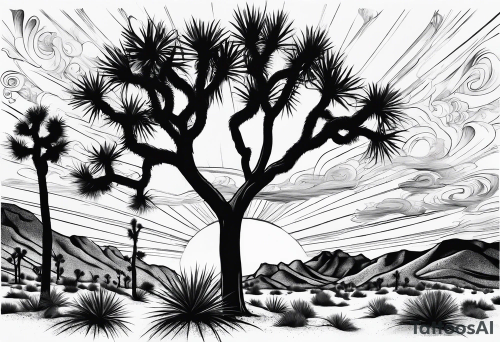 Joshua tree tattoo idea