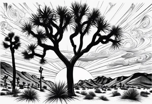 Joshua tree tattoo idea