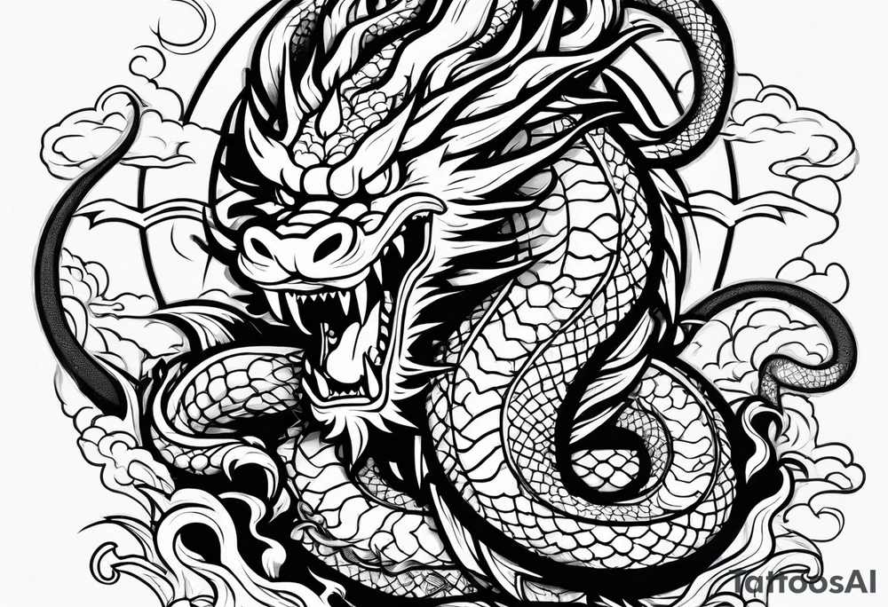 Shenron tattoo idea