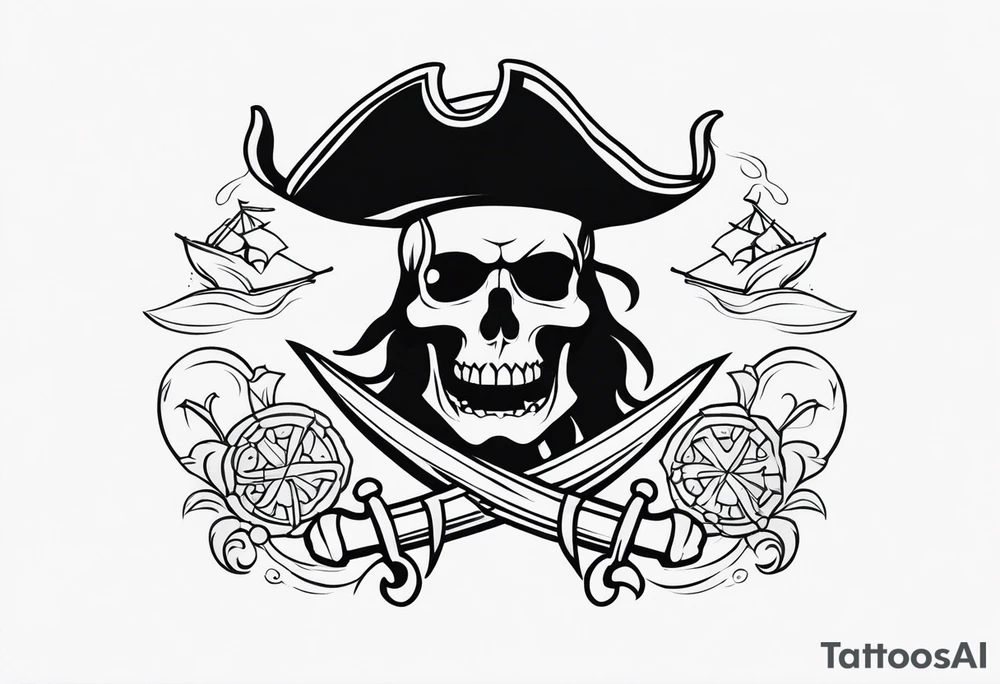 pirate tattoo idea