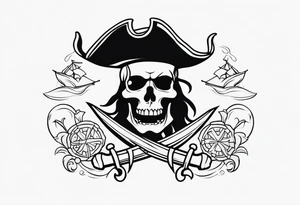 pirate tattoo idea