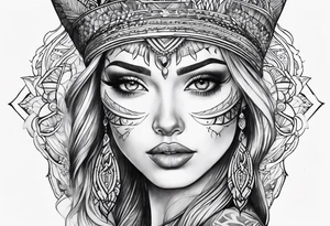 Naked tattoo idea