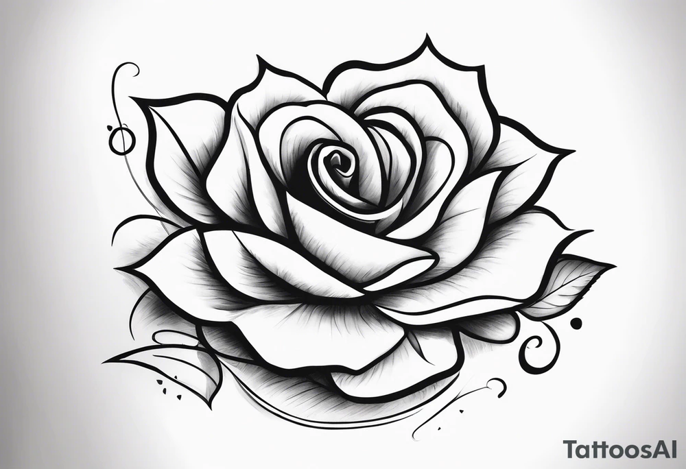 Create a back tattoo with rose petals and the quote “I took the one less traveled by and it had made all the difference” tattoo idea