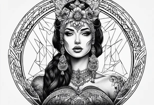 drei frauen tattoo idea