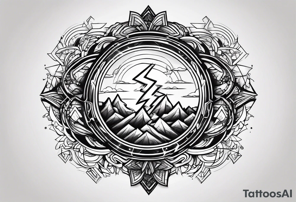 lightning tattoo idea