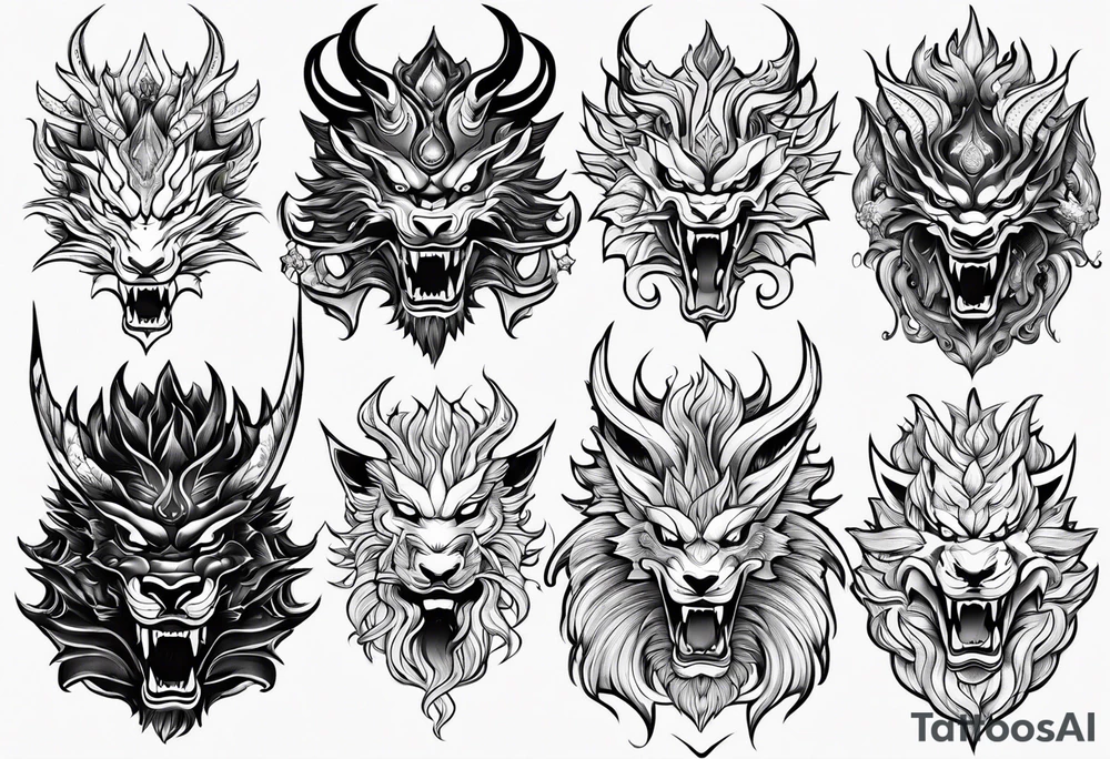 DRAGO GIAPPONESE tattoo idea