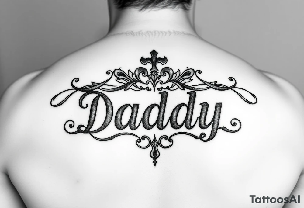Casino memorial for Daddy tattoo idea