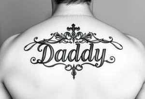 Casino memorial for Daddy tattoo idea