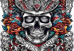 MTR letters tattoo idea