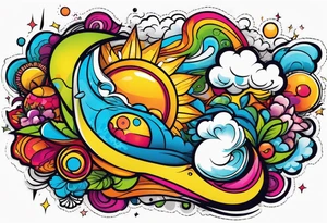 Half sleeve design tattoo idea