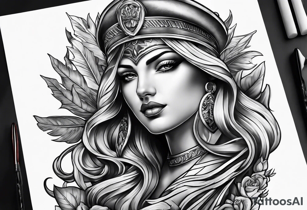 justice tattoo idea