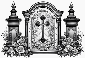 Gravestone tattoo design tattoo idea