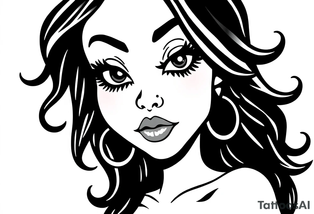 Chicano bad girl gone good tattoo idea