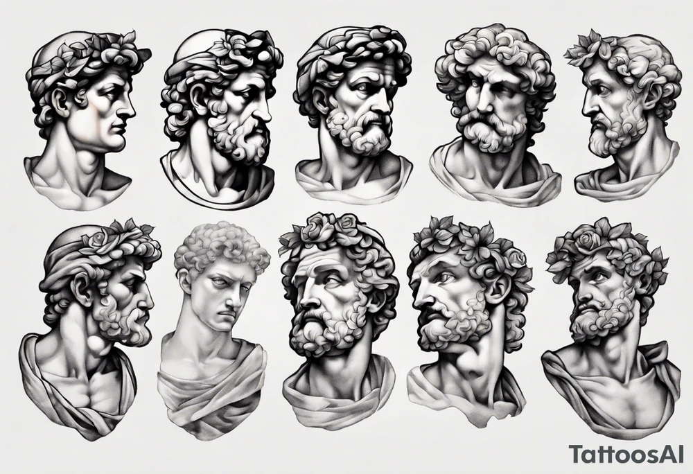 david by michelangelo broken tattoo idea