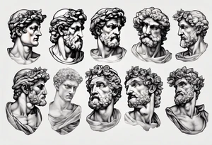 david by michelangelo broken tattoo idea