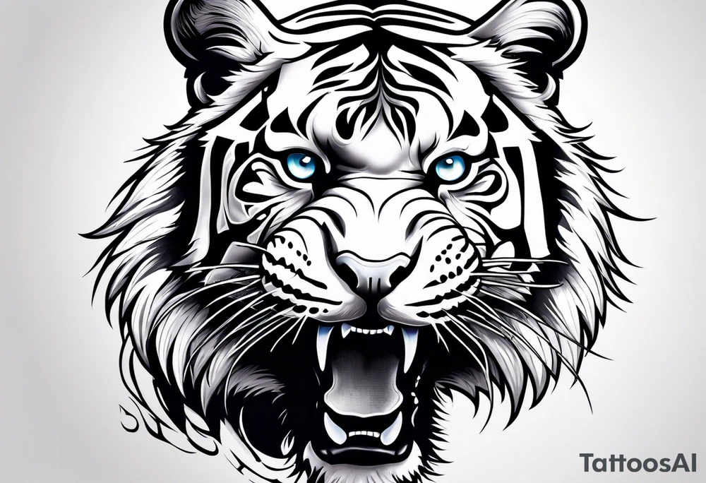 tiger tattoo idea