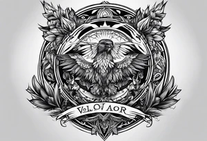 The word Valor tattoo idea