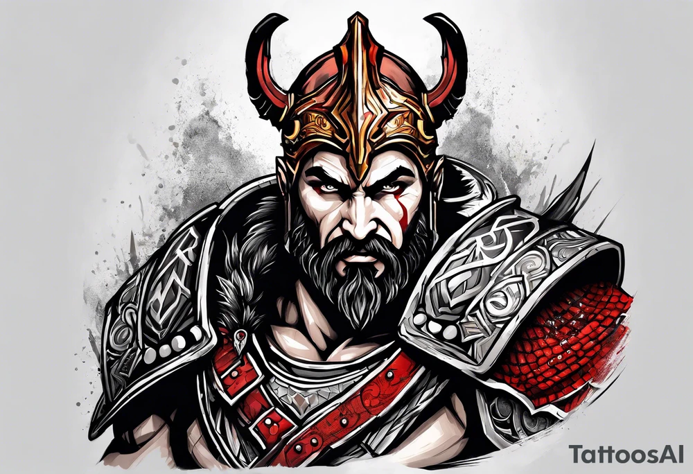 Ares God of war tattoo idea