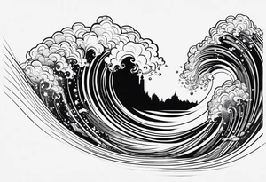 waveform of life tattoo idea