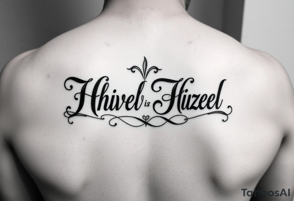 I have three kids. Rhiannon, Hazel, Gareth. I’d like some tattoo ideas. Either their names. Or things that symbolize them. Birth months are December, July, and November, respectively. tattoo idea