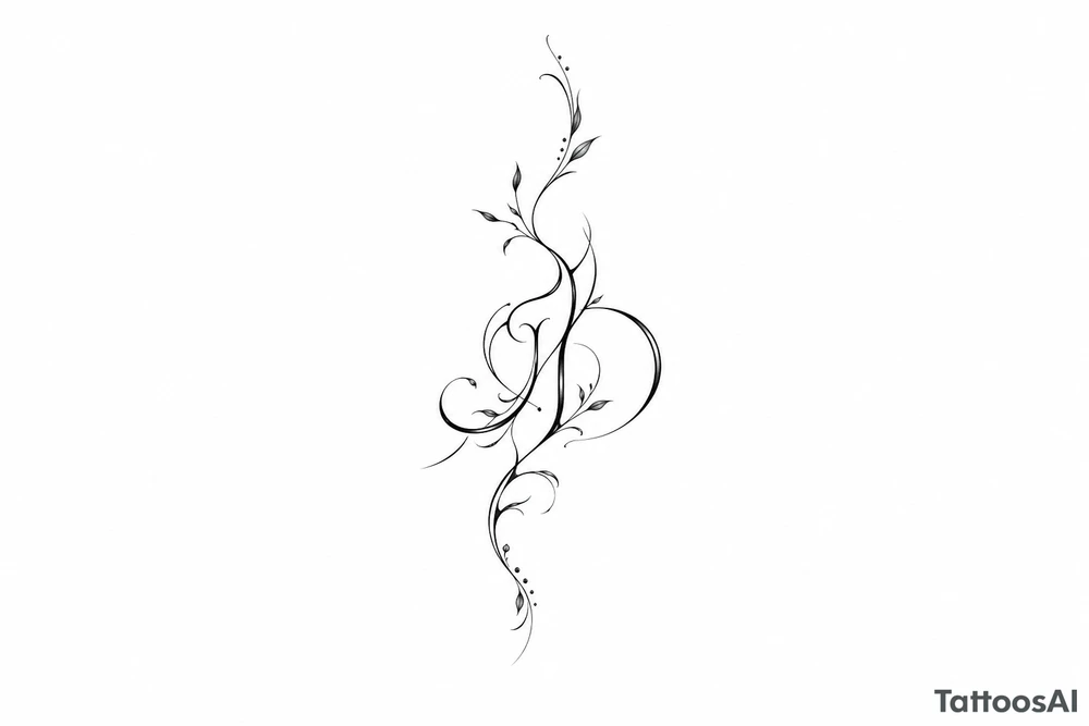 do a j and d but where u cannot see them easily
less details more minimalist tattoo idea