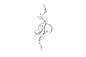 do a j and d but where u cannot see them easily
less details more minimalist tattoo idea