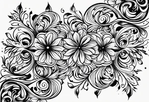 Swirly tattoo idea