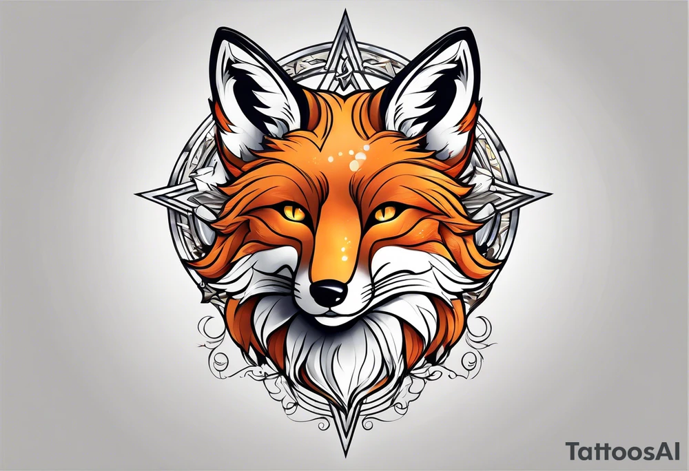 full fox look at the star tattoo idea