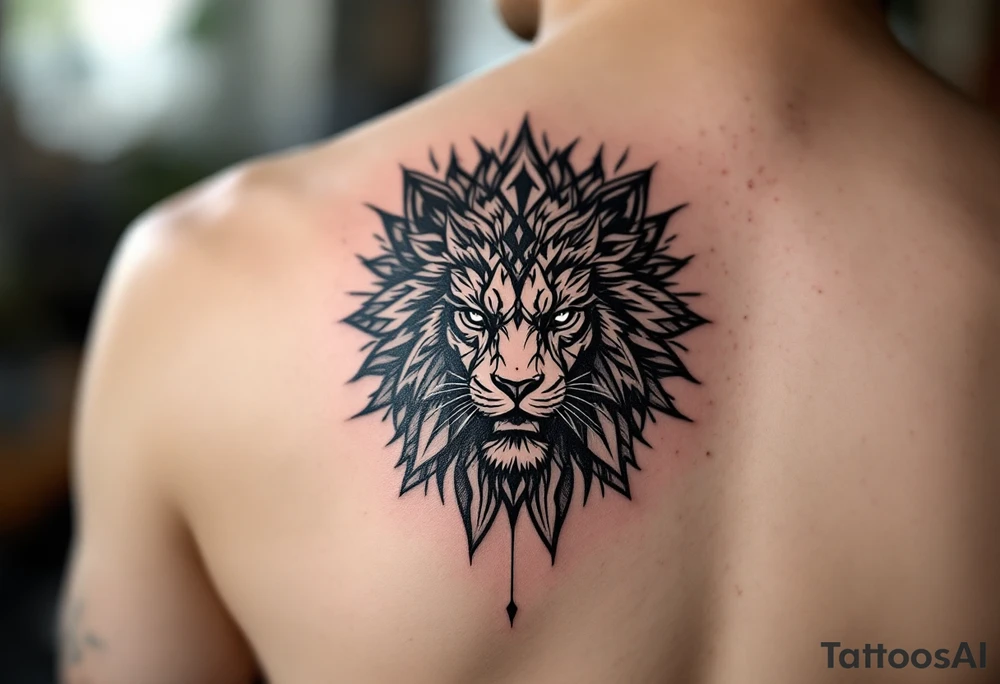 cool pattern tattoo idea