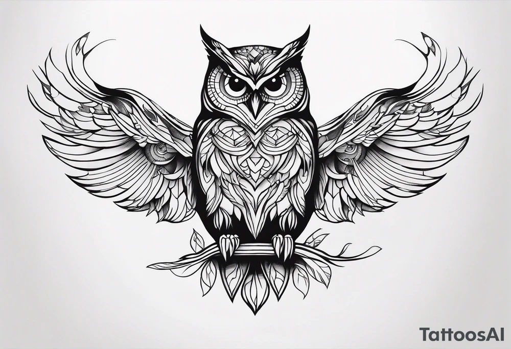 owl tattoo idea