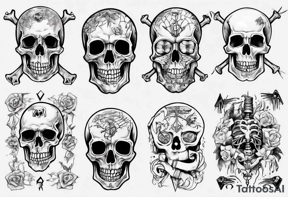 Eld skeleton tattoo idea
