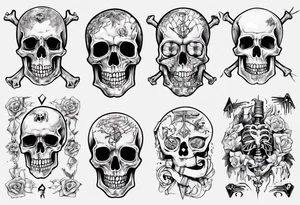 Eld skeleton tattoo idea