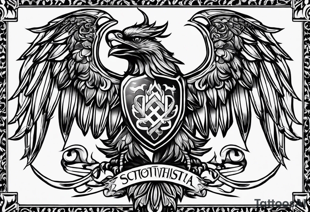 scottish crest tattoo idea