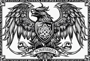 scottish crest tattoo idea