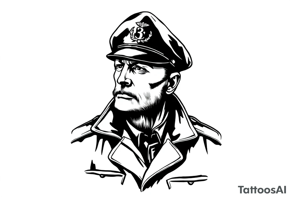 Schutzstaffel officer tattoo idea