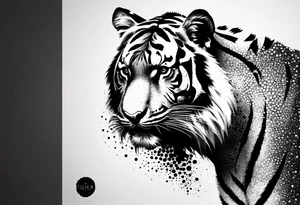 spine tattoo. tiger. needs to fit vertically tattoo idea