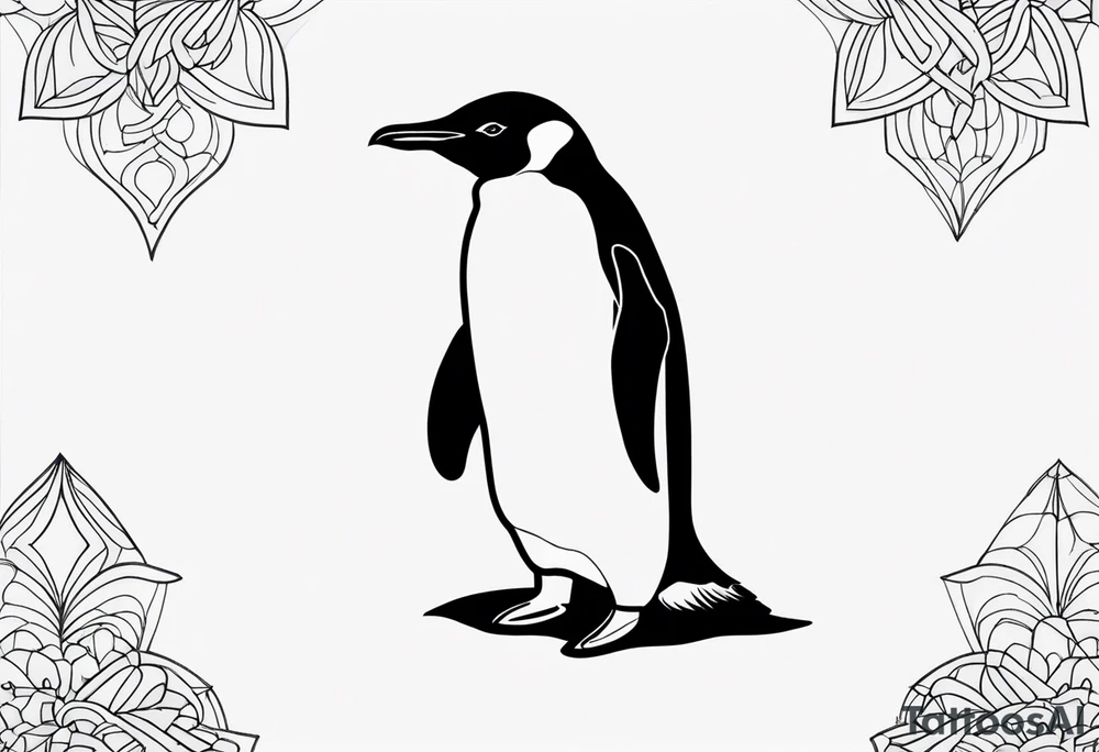Penguin tattoo idea