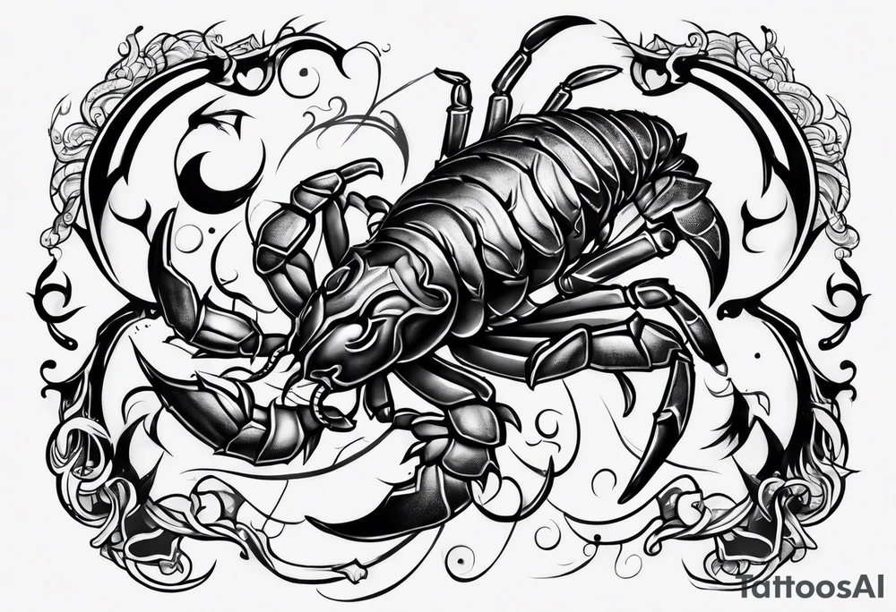 scorpio tattoo idea