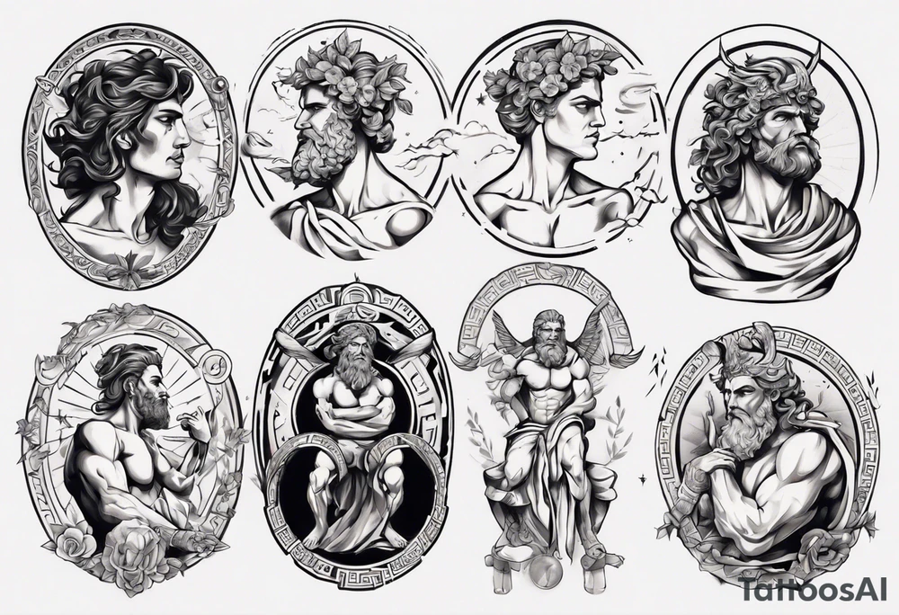 greek god tattoo idea