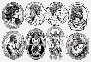 greek god tattoo idea