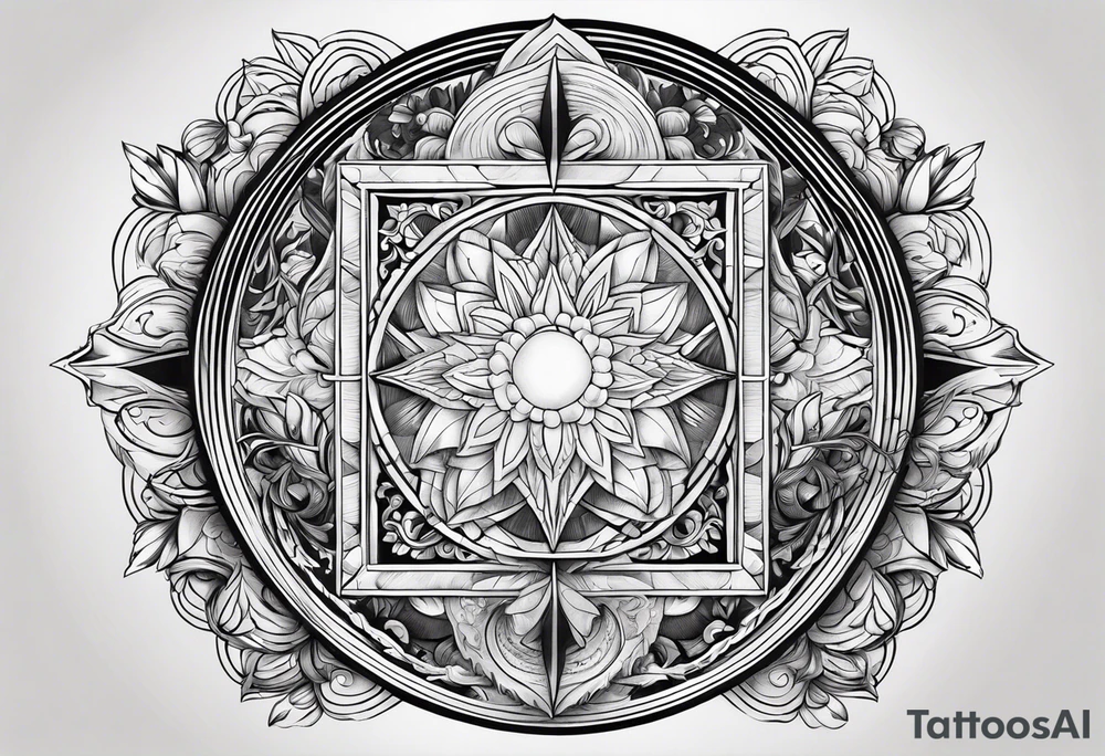 heaven vignette tattoo idea