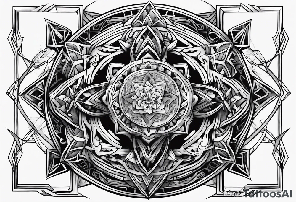 Hellscape tattoo idea