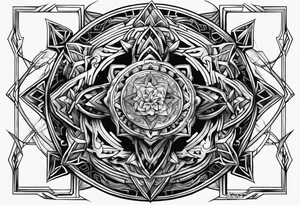 Hellscape tattoo idea