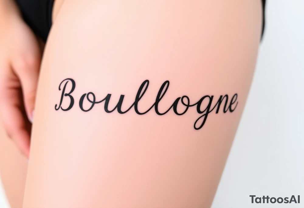 Boulogne tattoo idea
